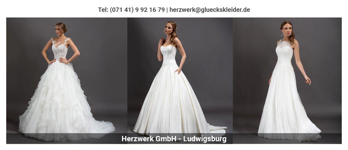 Brautkleider in Stuttgart - Herzwerk GmbH: Eheringe, Abendkleider